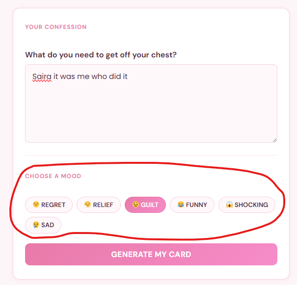 Step 2 — Choose a Mood
